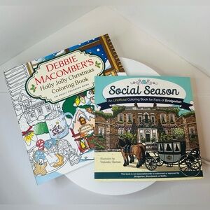 New Adult Coloring Book Bundle
Bridgerton Fans and Debbie Macomber's
Christmas